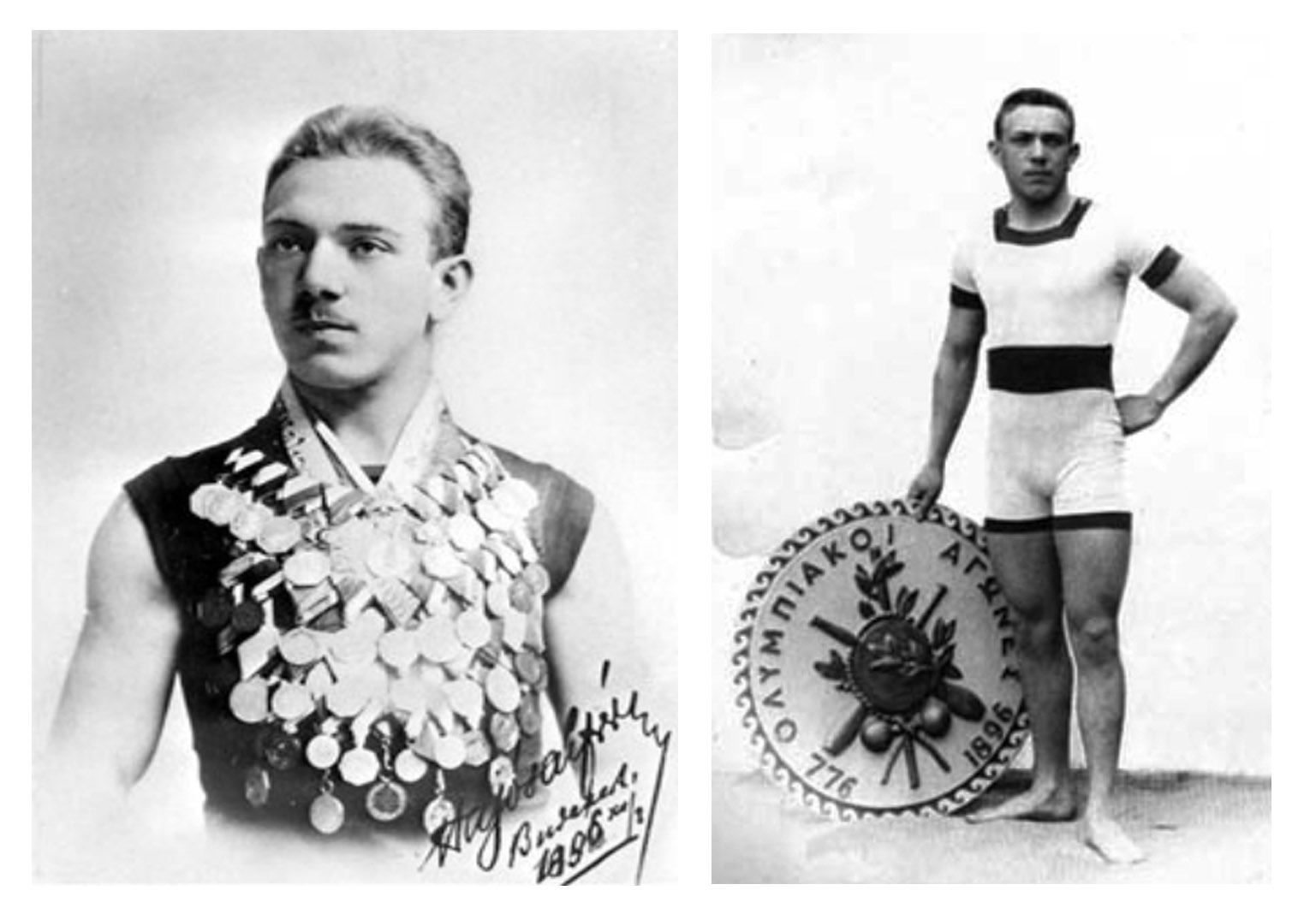 Первый олимпийским чемпионом современности стал. Олимпийские игры 1896 плавание. Фото победителей Олимпийских игр 1896.