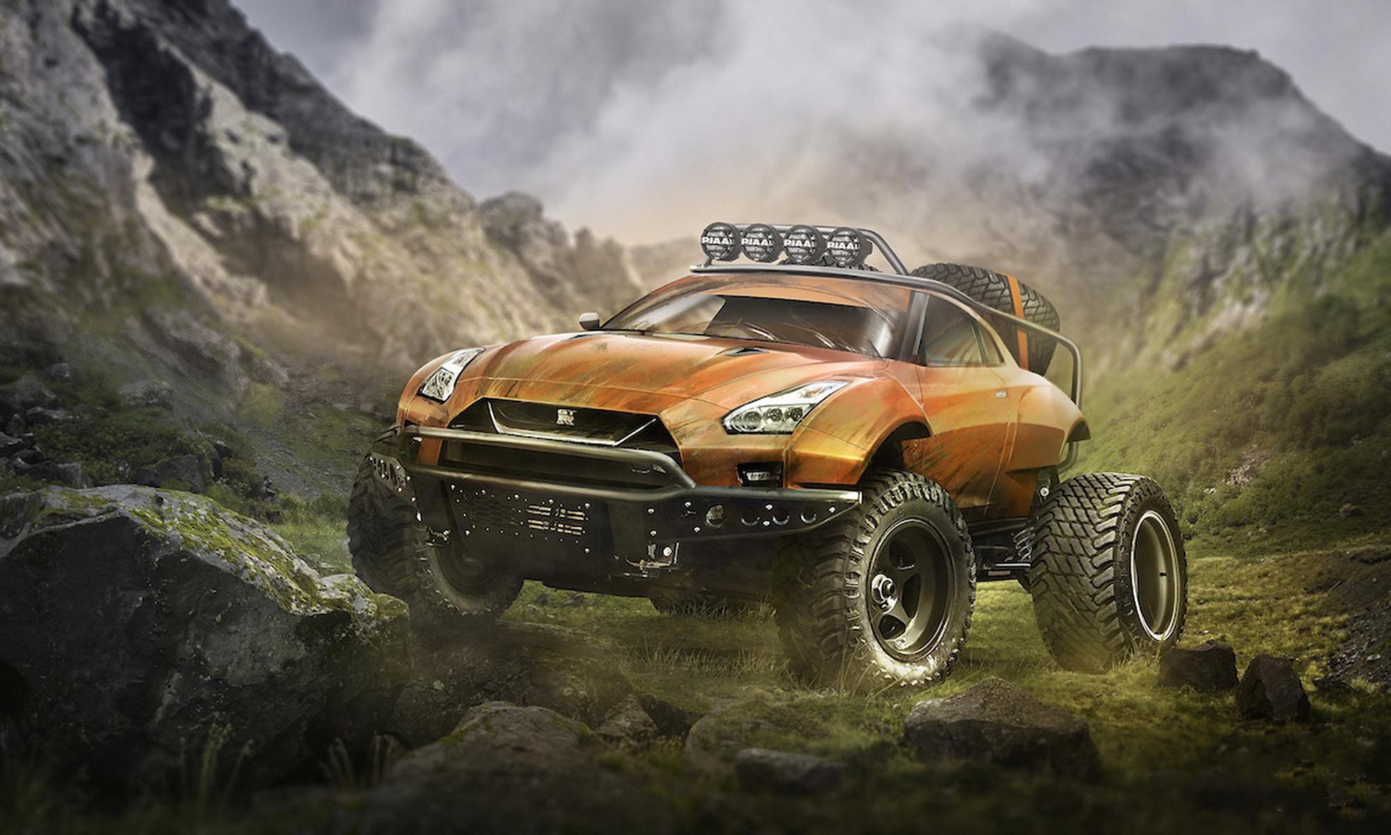 nissan gtr off road