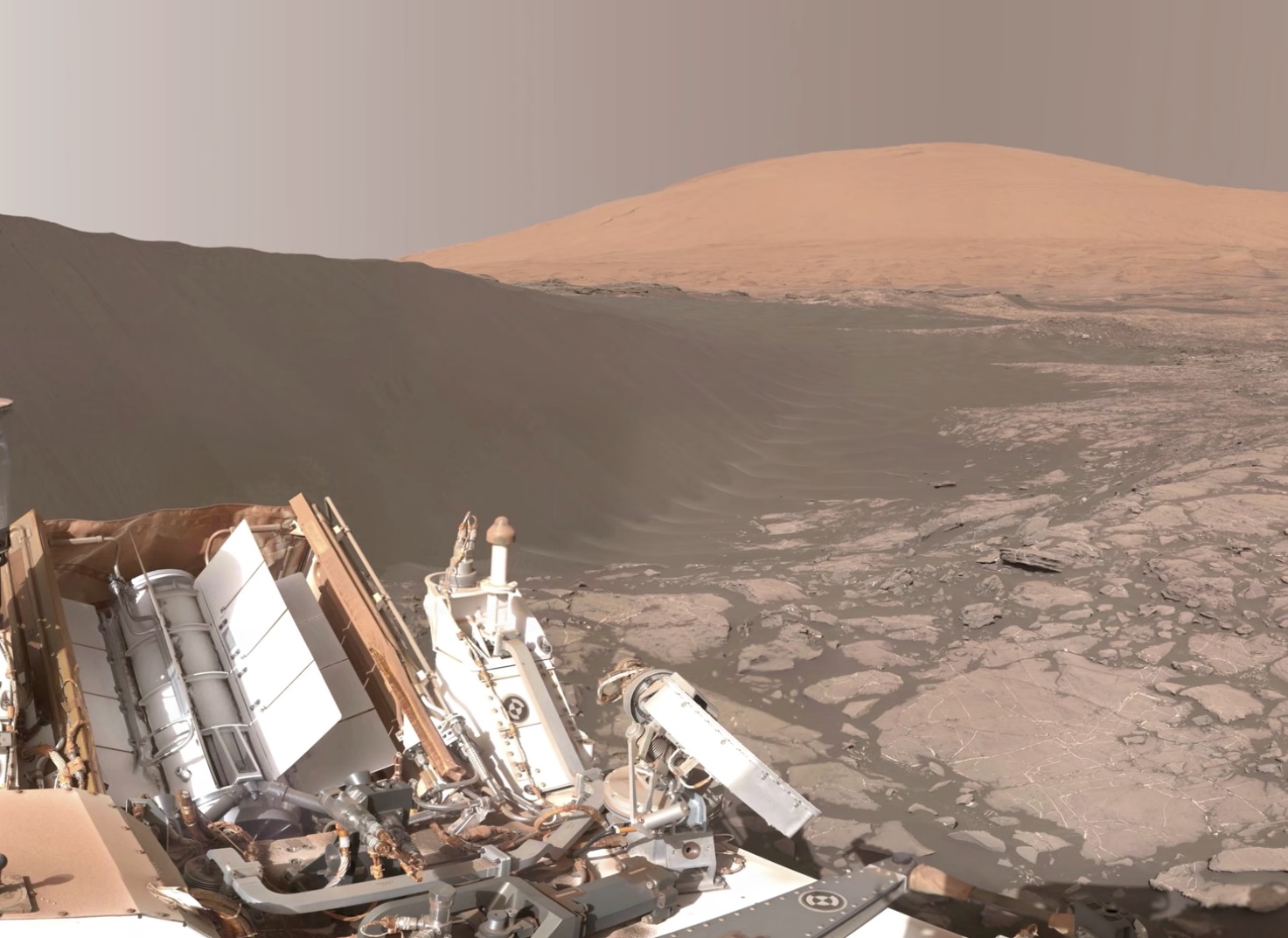 Поверхность Марса 4к
