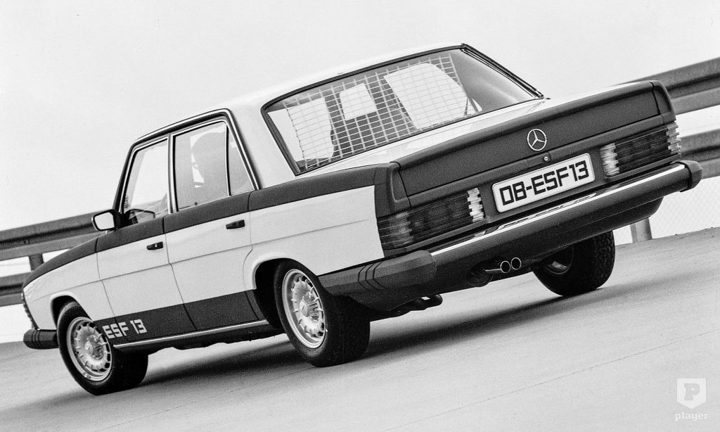 50 éves Mercedes,légzsák