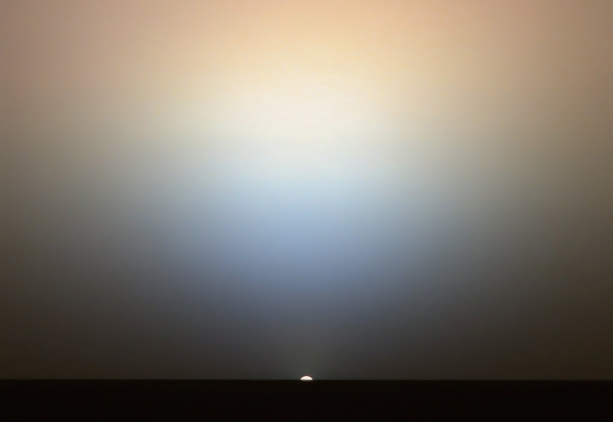 This is what sunrise looks like on a planet 225 million kilometers away from Earth