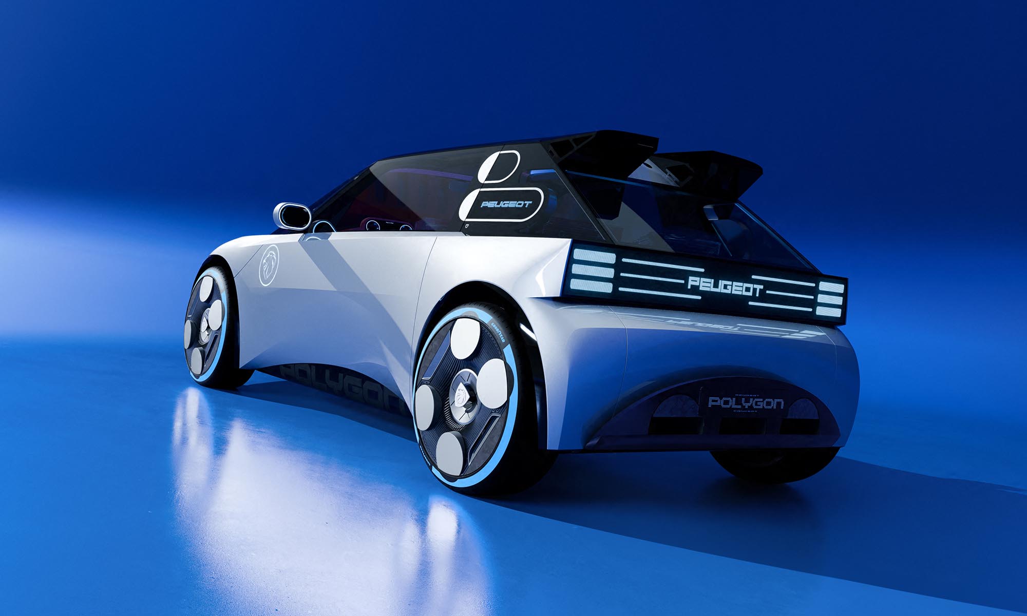 Retro-futurisztikus kisautóval készül a Peugeot: itt a Polygon