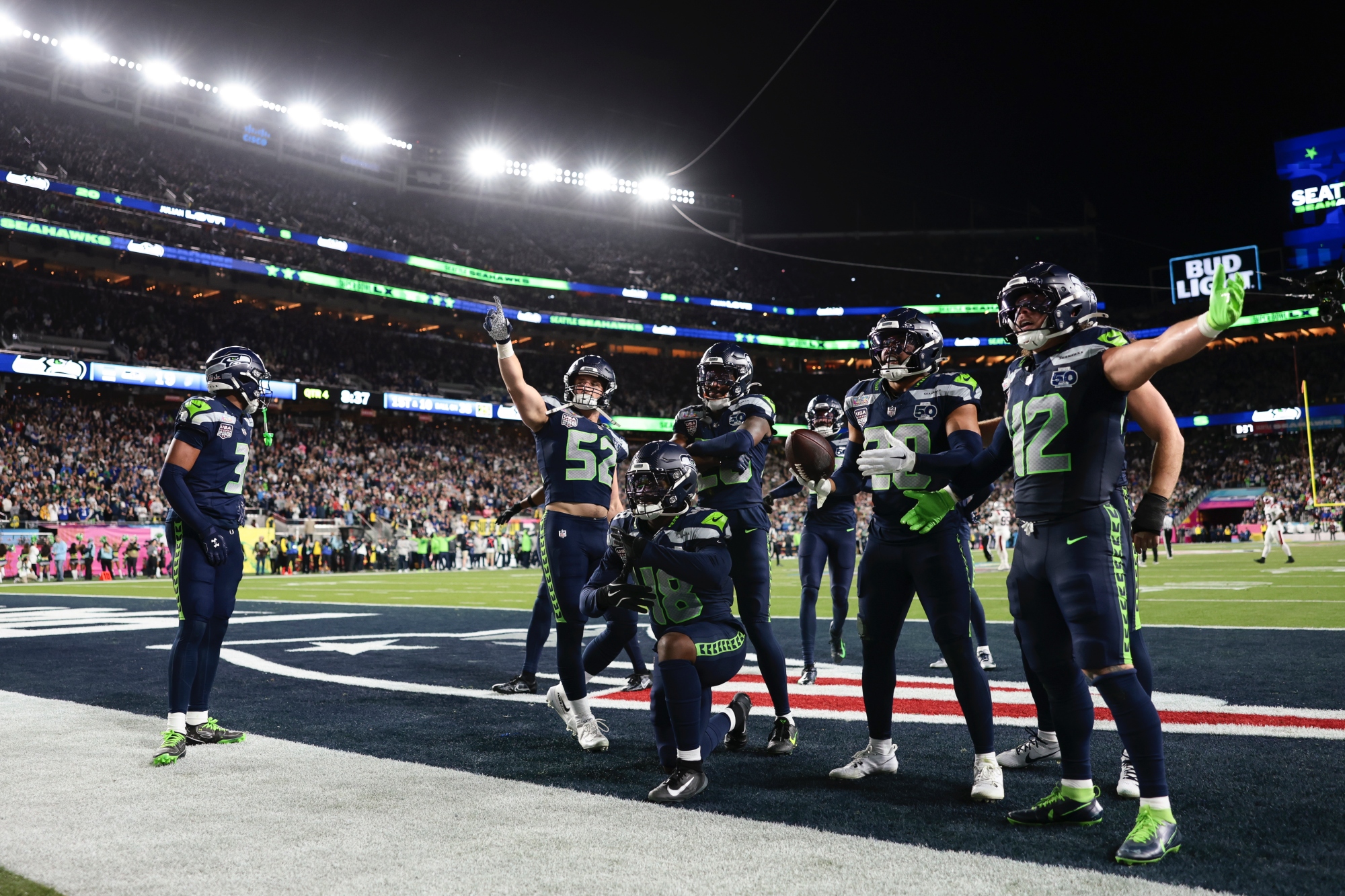 A Seahawks története során másodszor nyerte meg a Super Bowlt